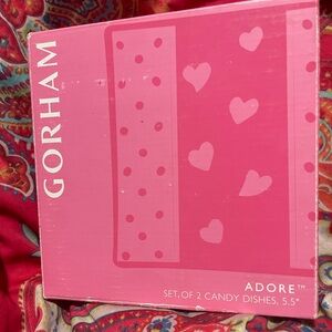 Gorham Crystal Candy dish set